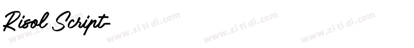 Risol Script字体转换